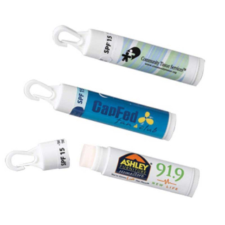 1 Oz SPF15 Lip Balms with Clip