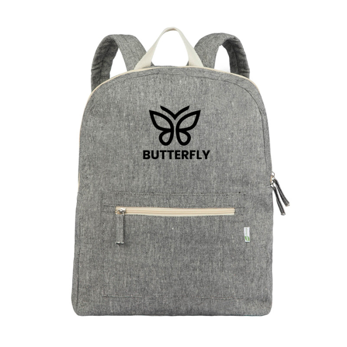 10 Oz Custom Renew III Recycled Cotton Backpacks