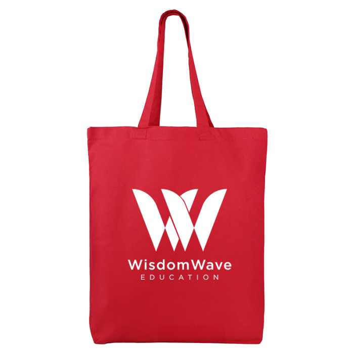 6 Oz Custom Printed Cornelius Cotton Totes with Gusset