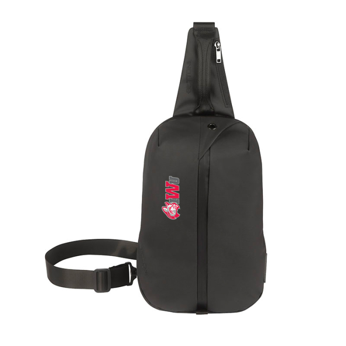 Bettoni® Imprinted Moda Milano RPET Crossbody Slings