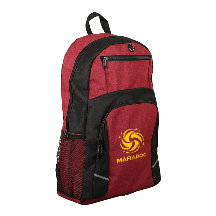 Custom 16 Inch Stanford Heathered Laptop Backpacks