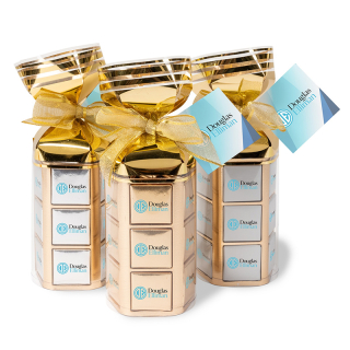 36 Piece Chocolate Foiled Square Gift Bags