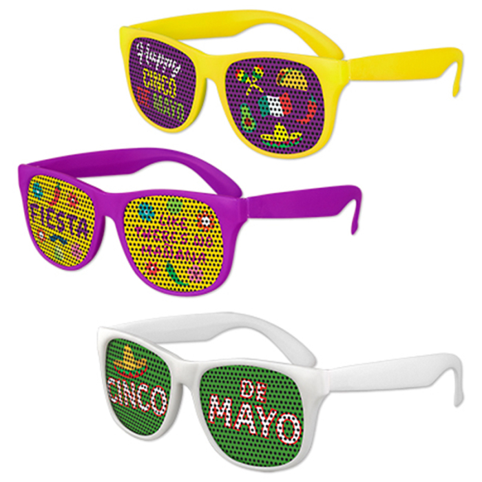 Custom Cinco De Mayo Art Pinhole Sunglasses