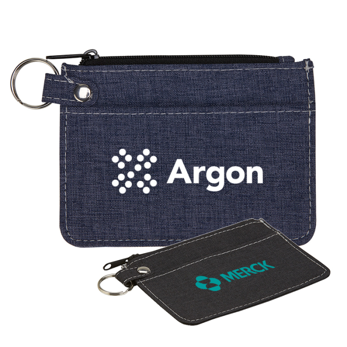 Custom Heathered Card Wallets