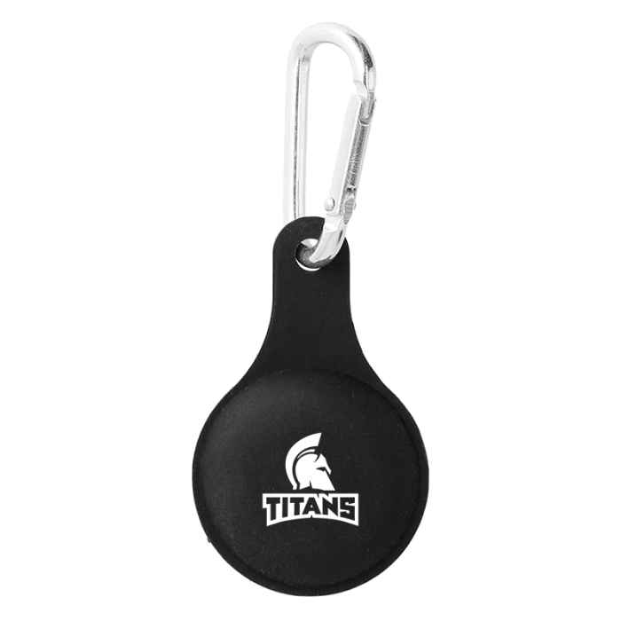 Custom Imprinted AirTag Silicone Case and Carabiner