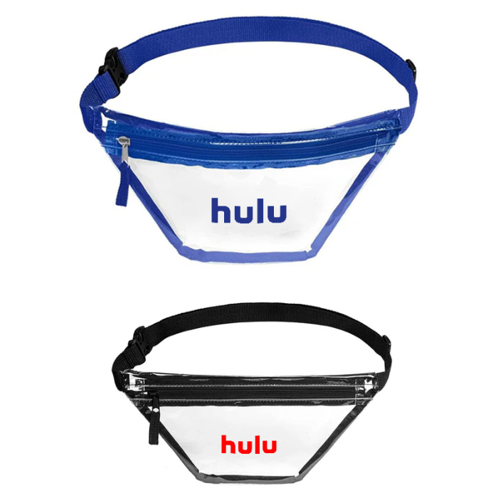 Custom Imprinted Clear PVC Fanny Packs