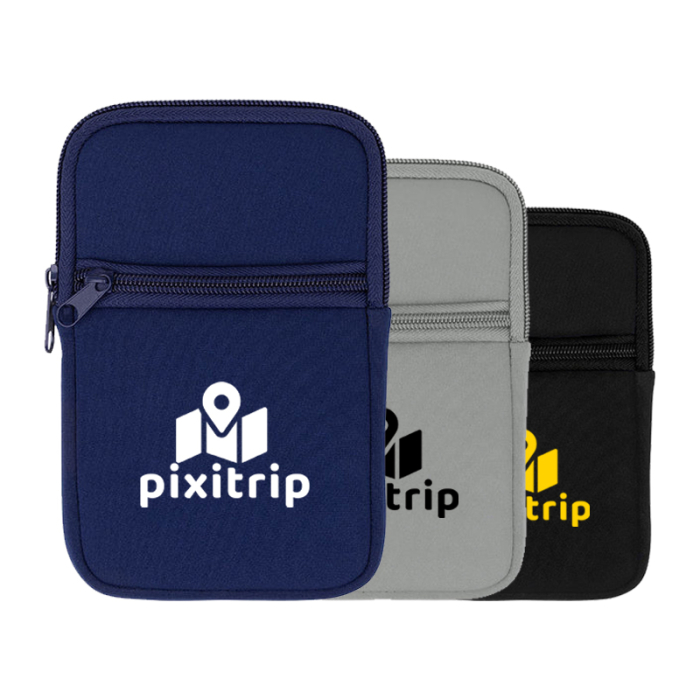 Custom Imprinted TumblerMate Two Zipper Pocket Pouches