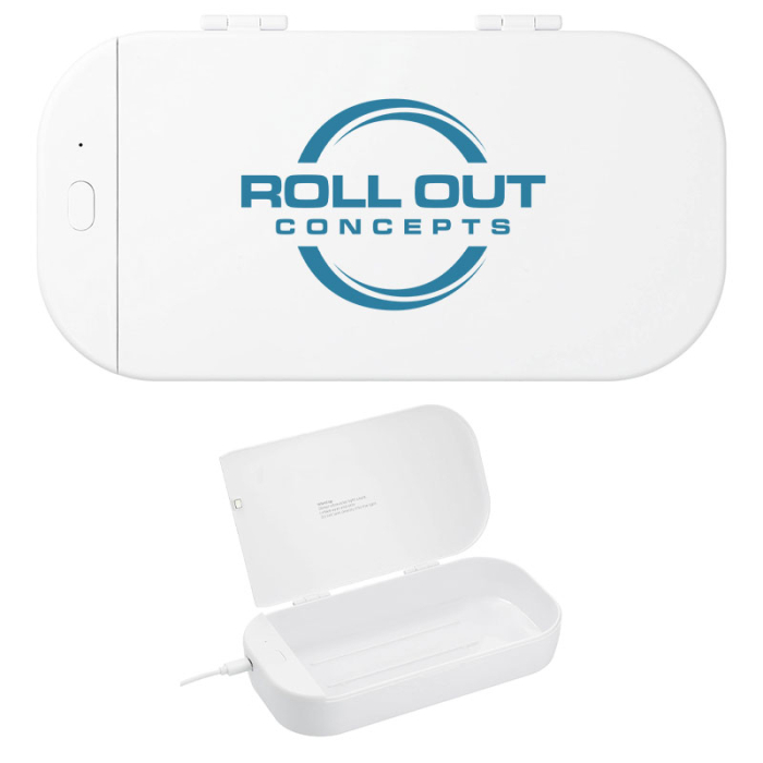 Custom Imprinted UV Desktop Phone Sanitizers