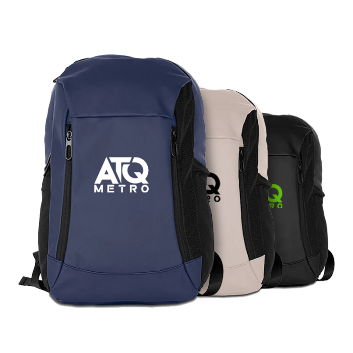 Custom PU Leatherette Water Resistant Backpacks