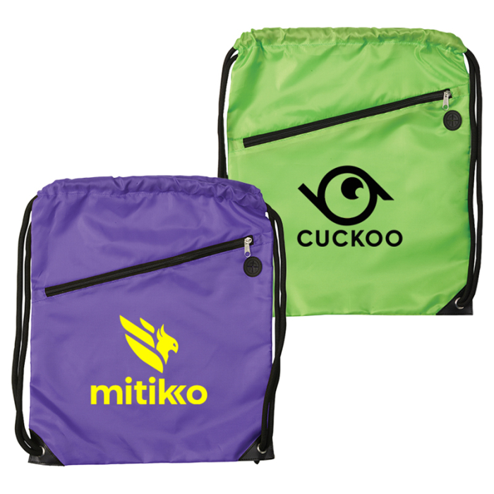 Custom Prevail Drawstring Backpacks