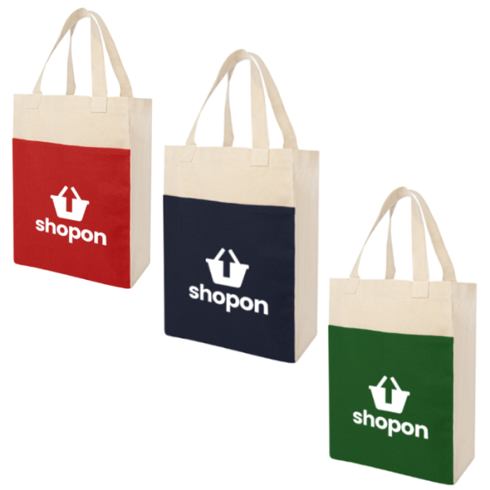 Custom Printed Co-Op Canvas Shopper Tote Bags