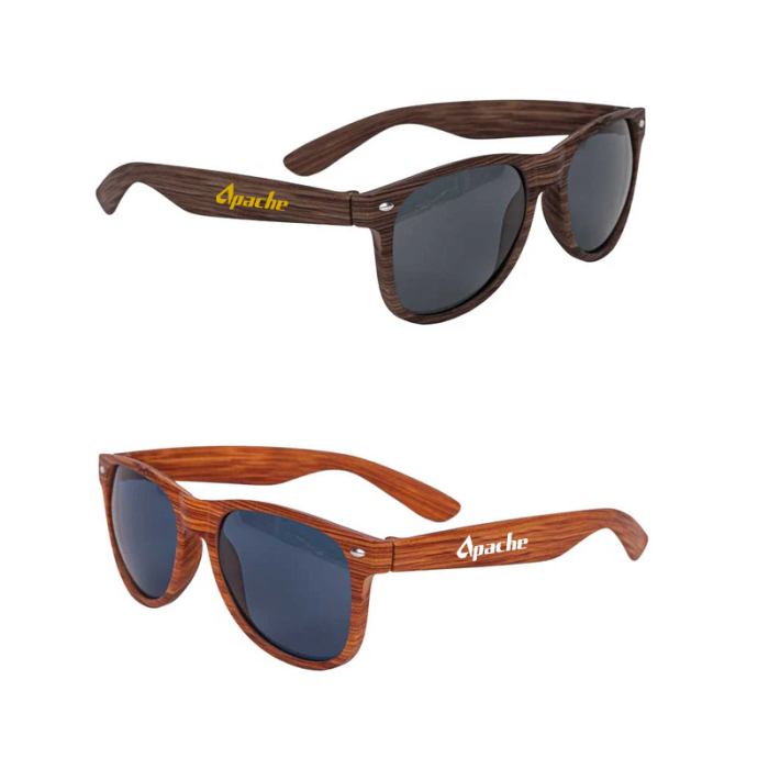 Custom Printed Kalani Wood Sunglasses
