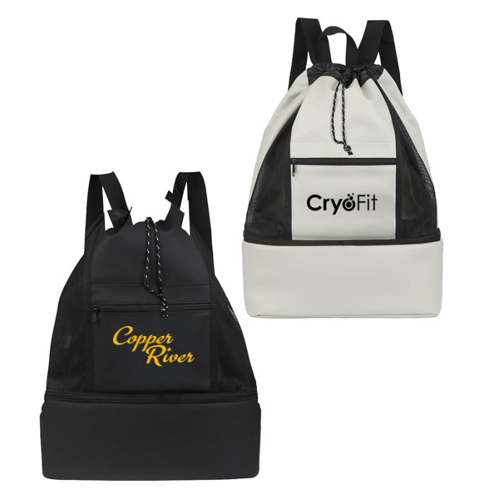 Custom Printed Paxton 2-in-1 Drawstring Cooler Backpacks