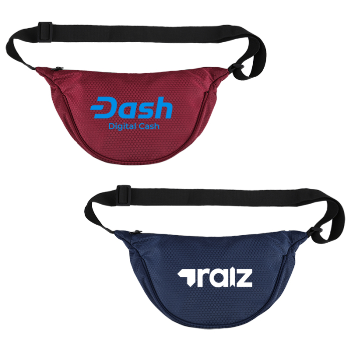 Custom Printed RPET Ripstop Curved Crossbodies