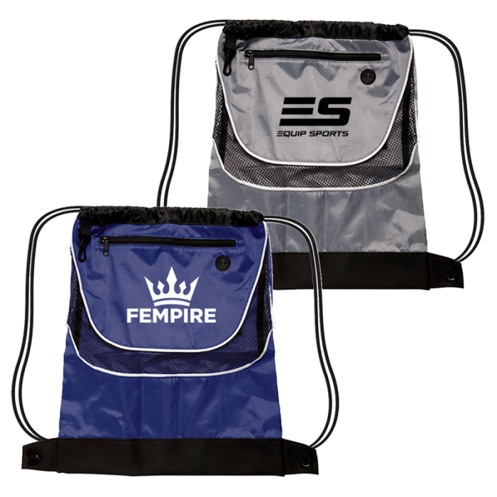 Custom Tournament Drawstring Backpacks