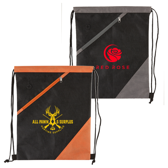 Customized Apex RPET Non-Woven Drawstring Backpacks