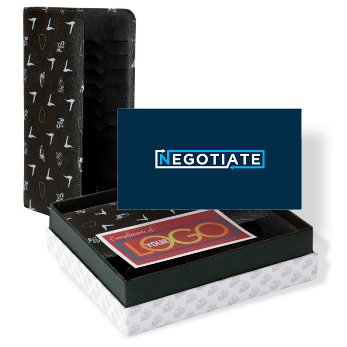 Customized Black Travel Wallets