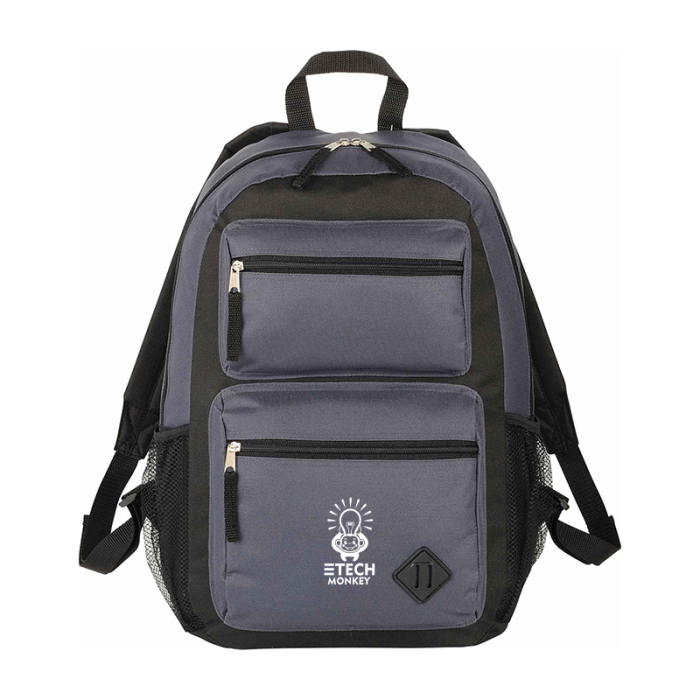 Customized Double Pocket Backpacks