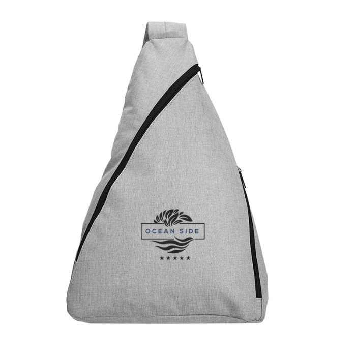 Customized Habitat rPET Heathered Sling Bags