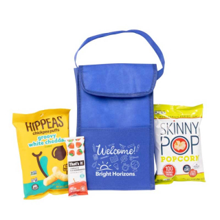 Insulated Lunch Bags with Healthy Snacks