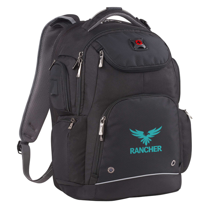Customized Wenger Odyssey TSA Recycled 17 Inch Computer Backpacks