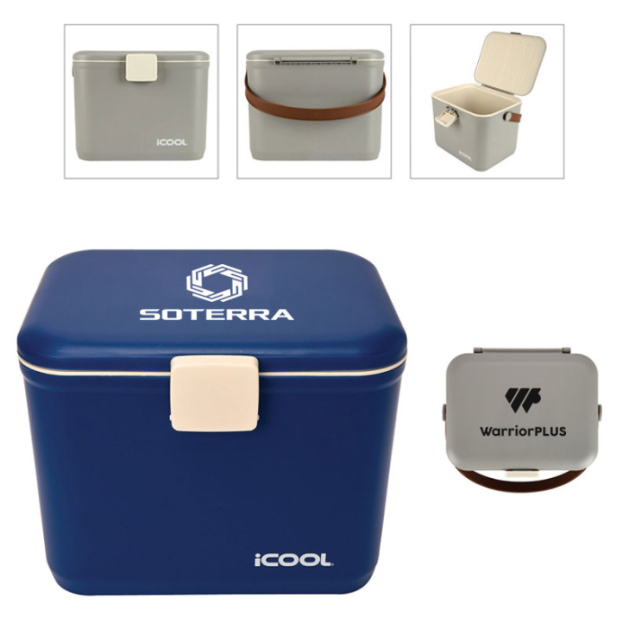 iCOOL® Custom Printed Hale 18-Can 10.5 Qt Hard Sided Coolers