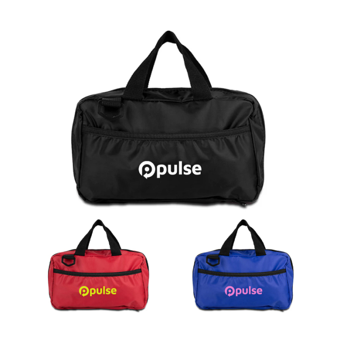 Imprinted 98 Pc First Aid Kits in Easy Sorting Bag