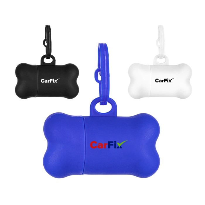 Imprinted Bone Dog Waste Bag Dispensers