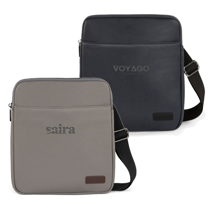 Imprinted Bugatti Contrast Collection Crossbody Bags