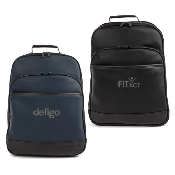 Imprinted Bugatti Gin and Twill Backpacks