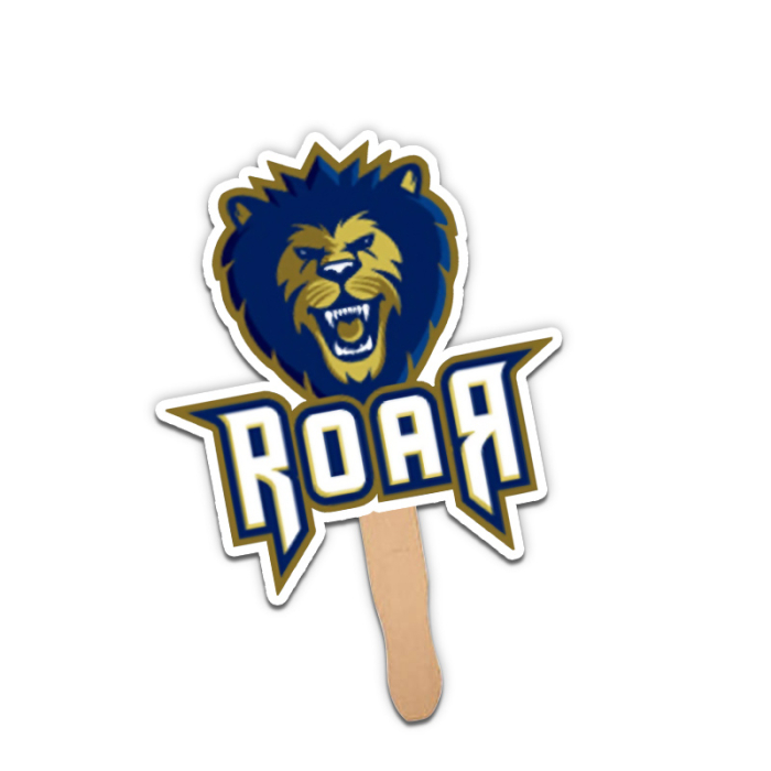 Imprinted Custom Shape Hand Fans