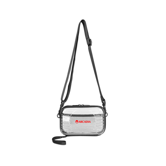 Imprinted Hard Case Sling Pouches with Waterproof Zipper