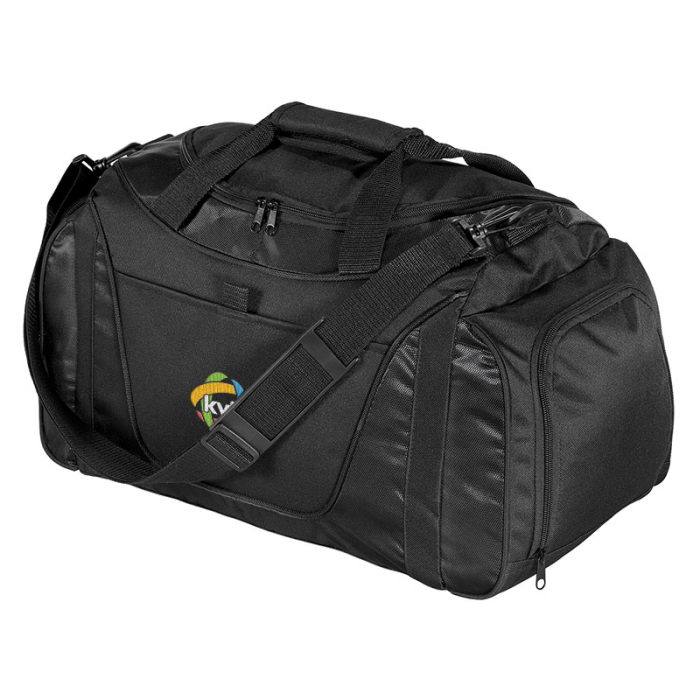 Imprinted Port Authority® Small Two-Tone Duffel Bags