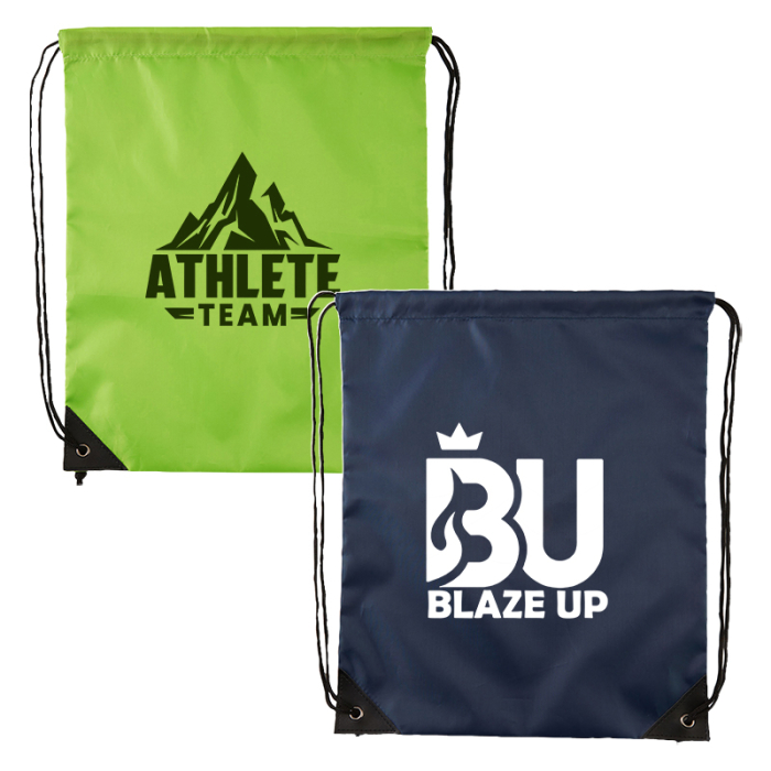 Personalized 210D RPET Drawstring Backpacks