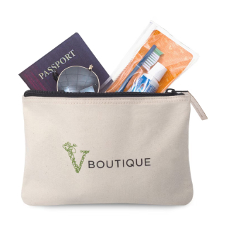 Avery Cotton Zippered Pouches
