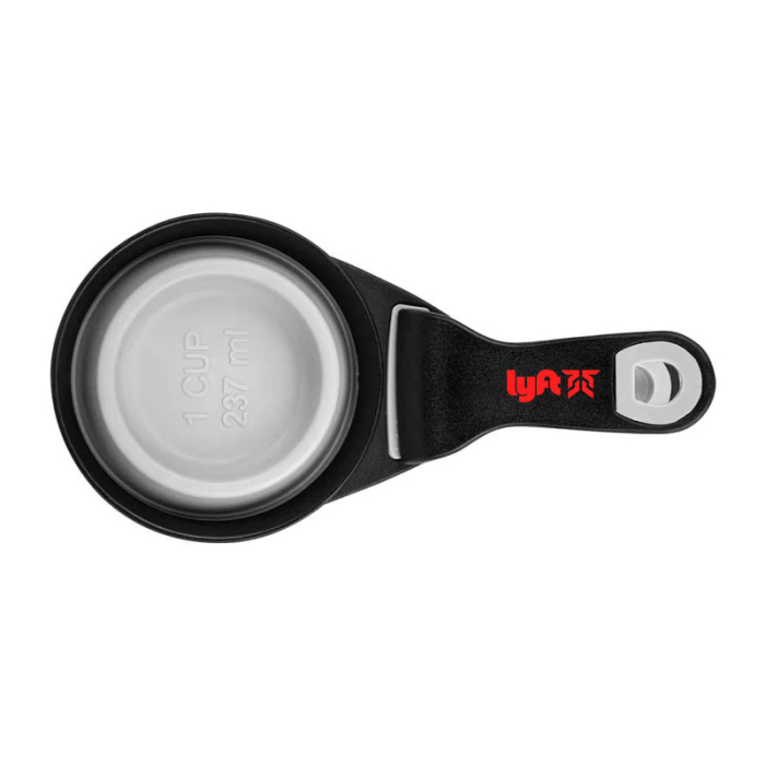 Personalized Collapsible Silicone Pet Food Scoop and Bag Clips