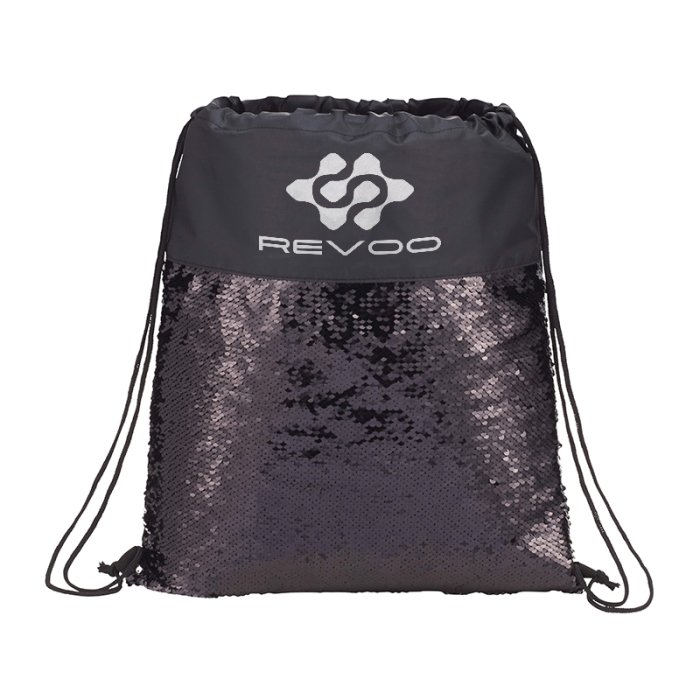 Personalized Mermaid Sequin Drawstring Bags