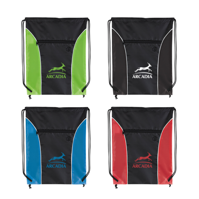 Personalized Midpoint Drawstring Backpacks