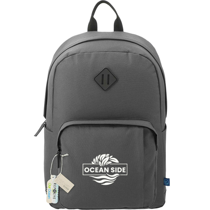 Personalized Repreve® Ocean Everyday 15 Inch Computer Backpacks