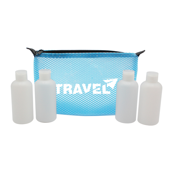 Personalized Travel Kits with Fillable Bottles
