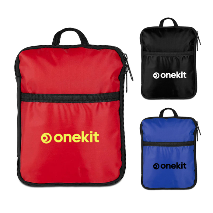 Promotional 60 Pc First Aid Kits in Portable Traveling Bag