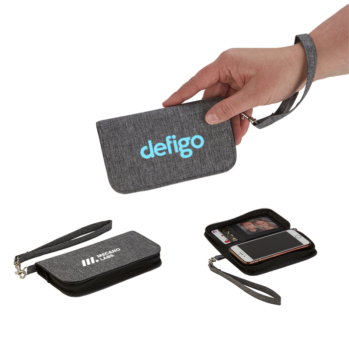 Promotional Heathered On-The-Go Wallets