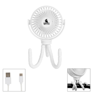 Portable Rechargeable Fans with Flexible Tripods