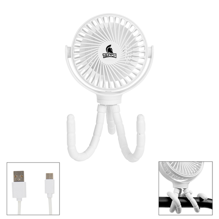 Promotional Portable Rechargeable Fans with Flexible Tripods