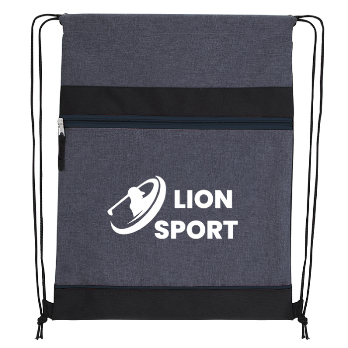 Promotional RPET Two-Tone Drawstring Backpacks