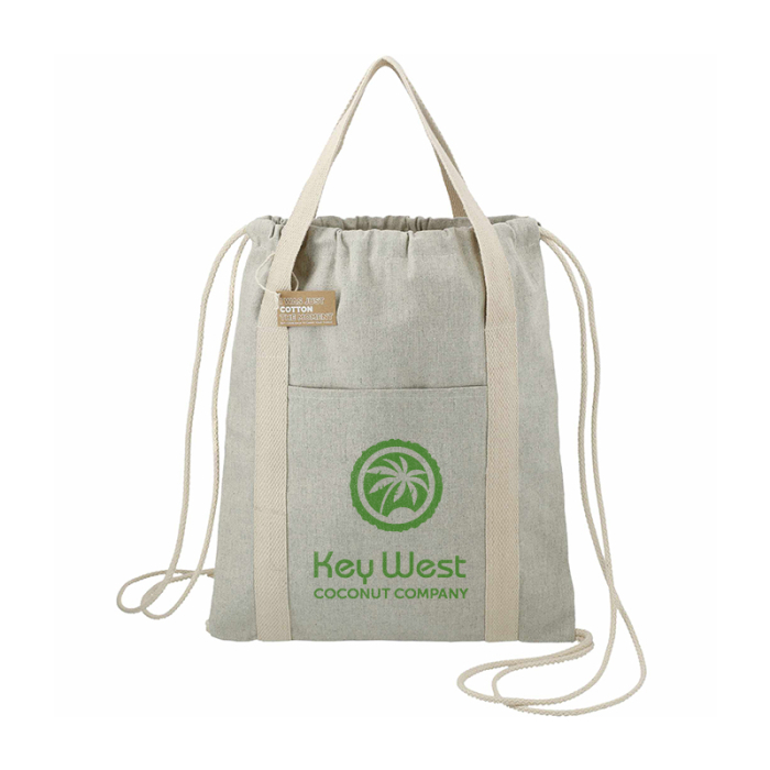 Promotional Repose 5 Oz Recycled Cotton Drawstring Bags