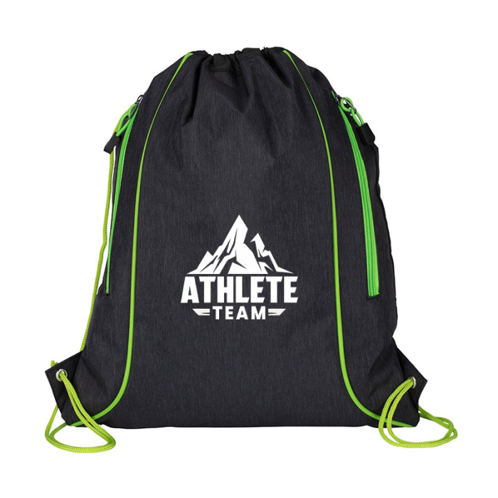 Promotional Seville Drawstring Bags with Color Accents