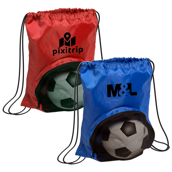 Promotional Striker Drawstring Backpacks