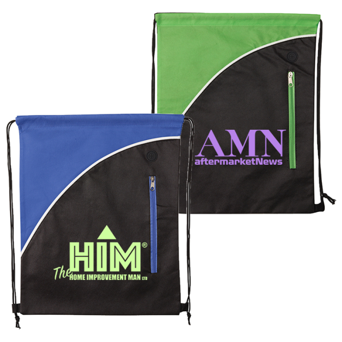 Promotional Summit Non-Woven Drawstring Backpacks