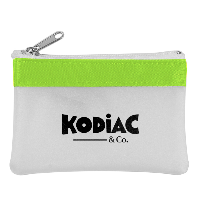 Promotional Zippered Coin Pouches